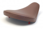 Preview: DO Solo - Schwingsattel Chopper small / braun / extra flach