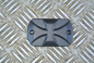 Preview: HH  BREMSDECKEL Mastercover "IRON CROSS - black / YAMAHA XVS 650 / 1100 / 950 / 1300
