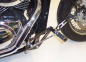 Preview: MB vorverl. Fußrasten / 19cm / Ness Style glatt / chrom / SUZUKI VL / M / C 800 Intruder / ABE