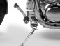 Preview: MB vorverl. Fußrasten / 10 cm / Ness Style gefräst / schwarz glanz / SUZUKI VL 1500 Intruder / ABE