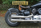 Preview: Falcon Double Groove Komplettanlg. / silber / YAMAHA XVS 1100 + Classic / ABE