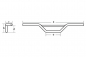 Preview: FE LENKER Drag Bar Wide / 22 mm / 970 mm b / chrom / Tüv