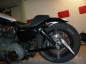 Preview: HECKFENDER Stiletto Smooth / Stahlblech 220mm / mittig Cut Out / HD Sportster 04-18 / Tüv