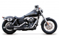 Preview: SALE: PENZL Retro Line Auspuffset / verstellbar / schwarz / HD Dyna - StreetBob / 08-16 / EG-BE