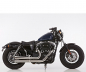 Preview: NEU: FALCON Double Groove / EURO 4 / Komplettanlg. / poliert / HD Sportster XL 883/1200 / ab 2017 / ABE