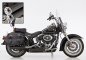 Preview: Short-Time-Sale: FALCON Double Groove / SlipOn / black / Harley Softail / 2007-16 / ABE