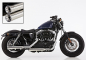 Preview: FALCON Double Groove / HD Sportster XL 883/1200 / SlipOn / poliert / 06 - 13 / EG-BE