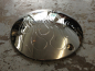 Preview: BR LUFTFILTER-ZIERPLATTE Flame / 16cm / chrom / universal