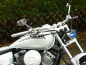 Preview: SCHEINWERFER IOWA / Chrom / blaues Glas / Befest. unten / E-gepr.