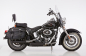 Preview: EURO 3: Falcon Double Groove - Slip On / black / HD Softail Custom / 2007 - 2016 / EG-BE