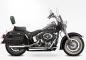 Preview: MILLER - Arizona - silber - 2-2 - SlipOn / Harley Davidson Softail Heritage Classic /  EG-BE