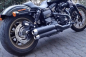 Preview: MILLER - UTAH III - 2-2 / black / EURO 4 / Harley WIDE GLIDE / FD2-FS2 / SlipOn / EG-BE