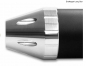 Preview: PENZL-RETRO-Auspuff-verstellbar. / Chrom + Hochglanz / 400 / 490mm / Suzuki M 1800 / ABE