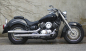Preview: PENZL-Retro-Auspuff-verstellbar. / fein gebürstet / 400 mm / YAMAHA XVS 1100 / bis 2003 / ABE