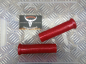 Preview: DO VINTAGE GRIFFGUMMIS ROT-Metallflake 1"-Lenker HD + jap.Choppe