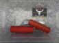 Preview: MS OLDSTYLE GRIFFGUMMIS rot 1"-Lenker Harley + jap.Chopp