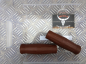 Preview: MS OLDSTYLE GRIFFGUMMIS coffee-braun 1"-Lenker Harley + jap.Chop