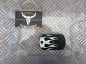 Preview: PW BREMSDECKEL Mastercover "FLAME" / YAM XVS 650/1100/950/1300 Bicolor