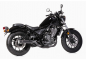 Preview: Black Sale: Falcon Double Groove / Honda CMX 500 Rebel / SlipOn 2-1 / schwarz-matt / 2016 und neuer.... / EG-BE
