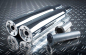 Preview: Sale: EAGLE IRON SlipOn-Auspuff / Suzuki VZ 800 Marauder / straight cut / silber / 99 - 04 / EG-ABE