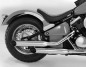 Preview: MB HECKFENDER Stahlblech - roh / inkl. Fenderstruts - schwarz-glanz / Kawasaki VN 800 / Tüv