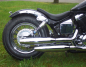 Preview: MB - HECKFENDER Stahlblech roh / inkl. Fenderstruts schwarz / Honda VT 750 ACE C2 + Black Widow / RC44 - RC48 / Tüv