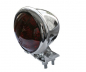 Preview: PW Led - Rücklicht - "Bates Style" / chrom - rotes Glas / E-gepr.