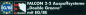 Preview: FALCON Double Groove Komplettanlg. / VA poliert / HD XL 883/1200 / 2014 - / EG-BE
