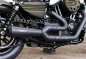 Preview: Black Sale: nur 1 x KESSTECH Komplett 2 in 1 / ceramic schwarzmatt / nicht verstellb. / Harley Sportster XL 883 - 1200 / mit EG / ABE