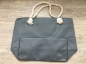 Preview: RB Tasche groß / grau / ca 54 b x 37 h cm / Stern-Design / Reißverschluss