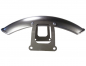Preview: BR Frontfender univers. + Kawasaki VN 900 Classic - "Steel raw" Roadkiller "fat shorty" kurz / mit Halterung / gebördelt
