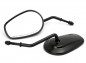 Preview: Custom Spiegel - Harley / Latest Style - Tapered / schwarz - kurzer Arm / Paar / E-Zeichen