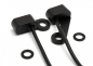 Preview: Mini LED - Blinker Stripe / Lenker - schwarz - dark / Paar / Softail ab 15 / ECE