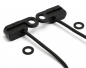 Preview: Mini LED - Blinker Stripe / Lenker - schwarz - dark / Paar / Universal // E-Zeichen