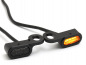 Preview: Mini LED - Blinker Stripe / Lenker - schwarz - dark / Paar / Universal // E-Zeichen