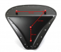 Preview: Do Solo - Sattel Flame / wide + flach / 340 x 350 mm / schwarz