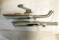 Preview: EAGLE IRON SlipOn / Suzuki VZ 800 Marauder / straight cut / silber poliert / 99 - 04 / EG-ABE