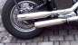 Preview: EAGLE IRON SlipOn / Suzuki VZ 800 Marauder / straight cut / silber poliert / 99 - 04 / EG-ABE