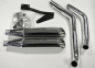 Preview: SALE: EAGLE IRON - Komplett-Anlage / 2in2 slash-cut / schwarz - matt / Suzuki VL 1500 / EG-ABE