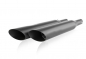 Preview: Black Sale: EAGLE IRON - SlipOn / Yamaha XVS 1100 + Classic / slash cut / ceramic-schwarz / jedes Baujahr / EG-BE