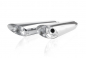 Preview: EAGLE IRON SlipOn / slash cut / ohne Kat / Edelstahl silber / Suzuki VL / M 800 / bis 2005 / EG-ABE