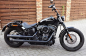Preview: FALCON Double Groove / Slip On / schwarz / HD Softail - Low Rider S 117 (FXLRS) 2023 / EG-BE