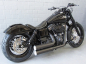 Preview: Black Sale: Falcon Double Groove / Komplettanlg. / KAT / black / HD Dyna Street Bob / 08 - 16 / EG-BE