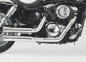 Preview: Falcon Double Groove  / silber poliert / KAWASAKI VN 1500 / 1600 Mean Streak / ABE