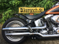 Preview: BR - HECKFENDER Stiletto Smooth / NoCutOut / Stahlblech 215 mm / HD-Schwinge / Softail 08-17 / Tüv