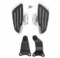 Preview: HH Fahrer-Trittbretter / New Tech Glide - chrom / Honda VT 750 ACE C2 / RC 50 - RC 53 / 1 Paar / ABE