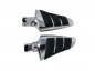 Preview: Highway Hawk - Fahrer - FUSSRASTEN / verchromt / Design SMOOTH / HONDA VT - CMX - VF - VTX  / 1 Paar