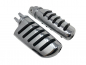 Preview: Highway Hawk - Sozius - Fußrasten / verchromt / Design Tech Glide / Kawasaki VN 800 - 900 - 1500 - 1600 - 1700 - 2000 / 1 Paar
