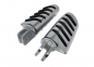 Preview: Highway Hawk - Fahrer - Fußrasten / verchromt / Design Tech Glide / Kawasaki VN 800 - 900 - 1500 - 1600 - 1700 - 2000 / 1 Paar