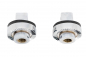 Preview: HH Sozius - Trittbretter Adapter / Halter - chrom - für Suzuki VS 600 / 750 / 1400 Intruder